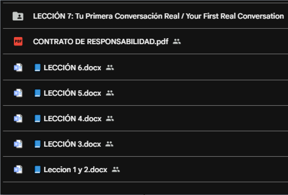 Material PDF del curso